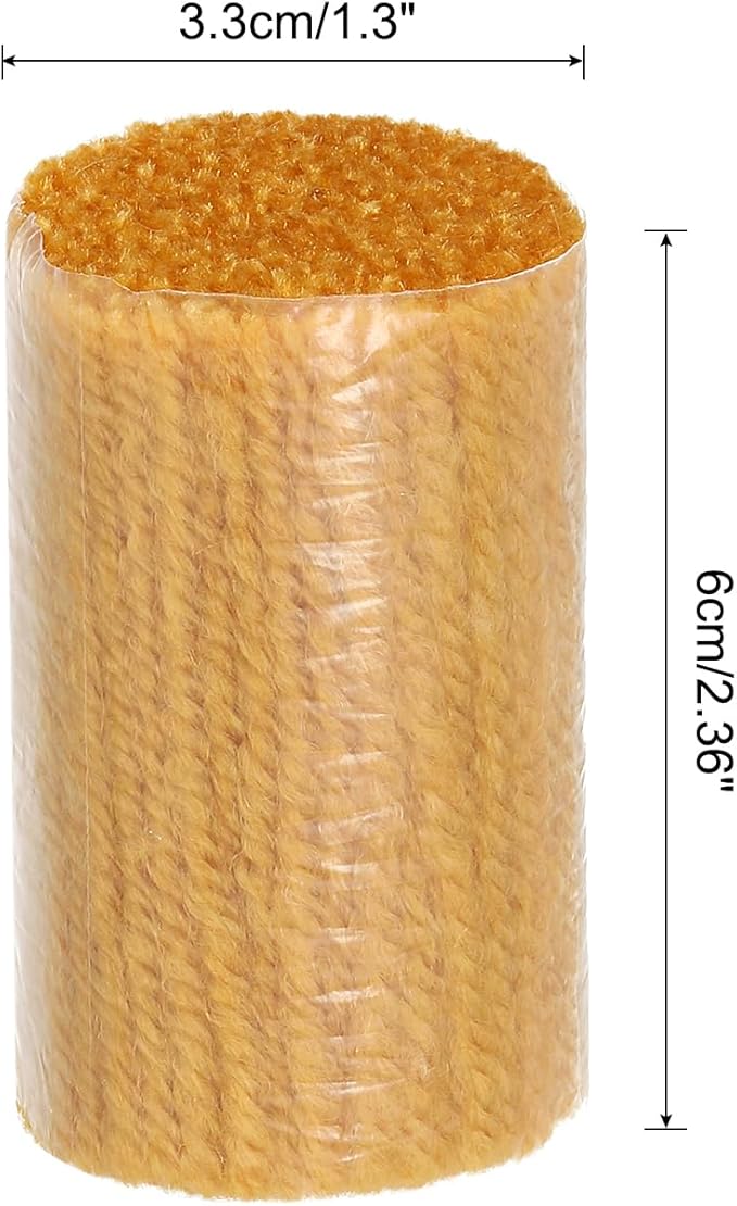 PATIKIL 10 Rolls Latch Hook Yarn Kit - Precut Rugs Yarn for Crochet Bundles, Tapestry DIY Craft - Adults Beginners Rug Making - Brown