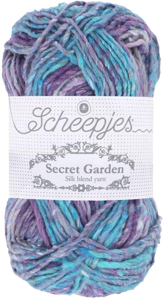 Scheepjes Secret Garden Yarn 50 g Skein – 709 Lily Pond (Cotton/Polyester)
