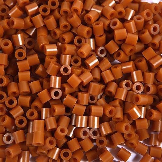 Fuse Beads, 2000pcs 5MM Light Brown Ironing Beads for Crafts Melting Bead Handmade Decor DIY Make (Color 10)
