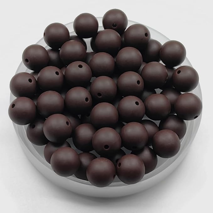 70Pcs 12mm Round Rubber Silicone Bead Bulk Loose Beads Gorgeous Making Kit for Keychain Tassels Necklace Bracelet Jewelry DIY Crafts Making