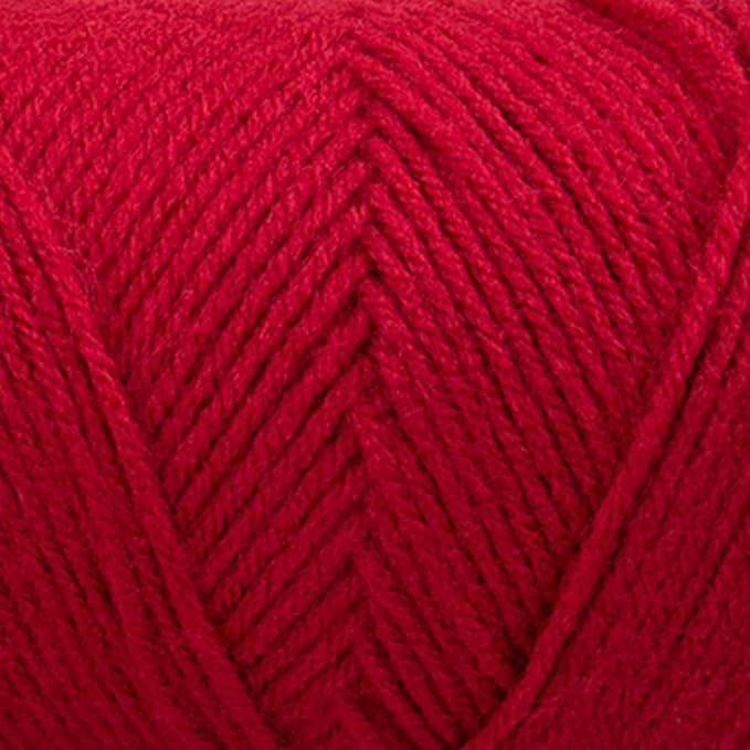 Craft County Size 4 (Medium) 100% Acrylic Fiber Yarn – Variety of Color and Pattern Options – Great for Crochet, Knitting, and Weaving (Burgundy)