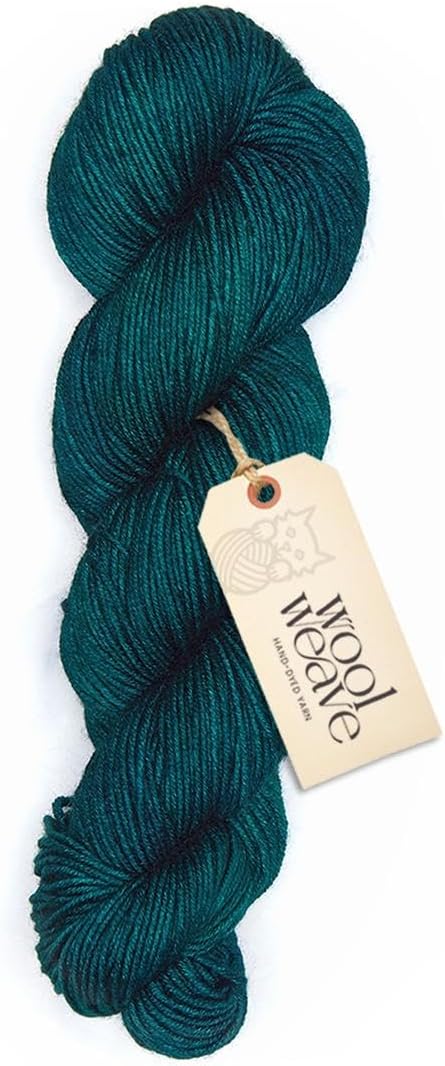 Superwash Merino Wool Yarn for Knitting & Crocheting - Premium Hand Dyed Yarn, 100gr, 240 Yards Medium Weight Yarns - Luxurious, Soft & Durable
