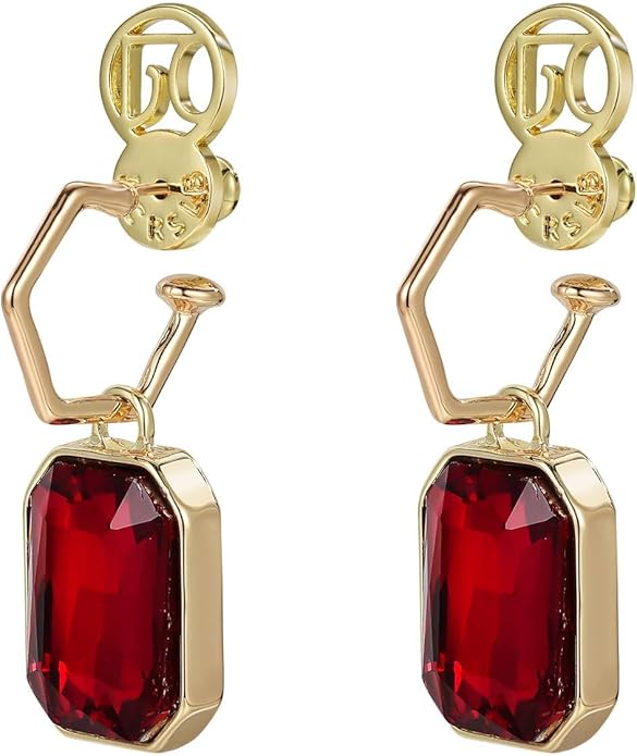 earring backs for heavy earrings, dcrslb sturdy dc shape ear backs for droopy ears,locking lifter backs for studs support backstops for strected earlobe secure flat backers