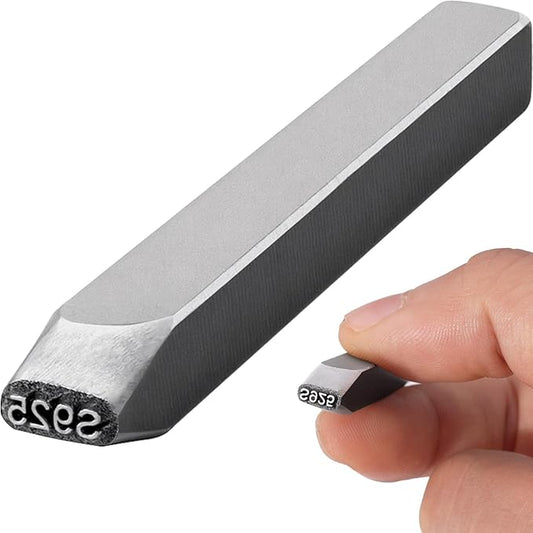 Alpinleux S925 Metal Punch Stamp, Key Stamping Kit, Carbon SteelMetal Stamping Tools for Key, Crafts, Jewelry Making, Stamping Punching (5mm, 1Pcs)