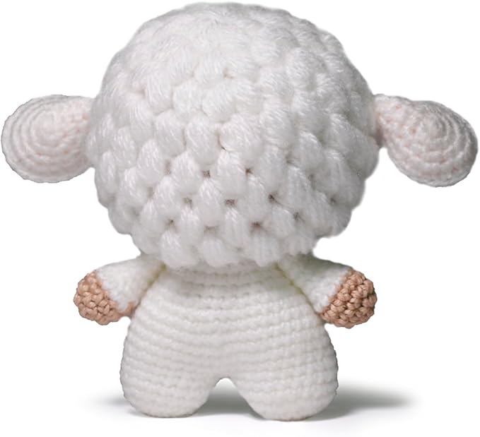 Circulo Amigurumi Crochet Kit - Too Cute - All Included, Easy Instructions - Crochet Kit for Intermediate - Crochet Set - Character Crochet Kit, Premium Amigurumi Yarn for Crocheting - Sheep