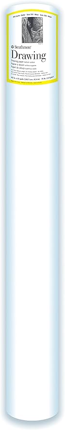 Strathmore (340-42 300 Series Drawing Roll, Medium Surface, 42" x10 Yards, White