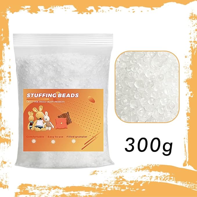 10.6oz Weight Doll Craft Plastic Filler Beads for Weighted Stuffed Animal - 300g