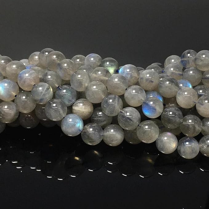 100pcs 8mm labradorite beads natural gemstone beads round loose beads for jewelry making