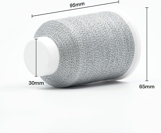 Reflective Thread, Reflective Embroidery Thread, High-Brightness Visibility in The Dark Under Direct Light,1094 Yards,Sewing Supplies,Stitch Stuff,Quilting Supplies