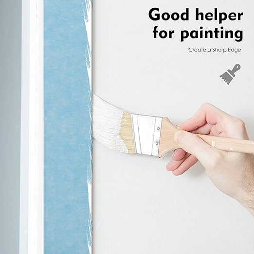 Light Blue Painters Tape,2 inch x 60 Yards - Medium Adhesive Masking Tape for Painting,Labeling,DIY Crafting,Decoration and School Projects