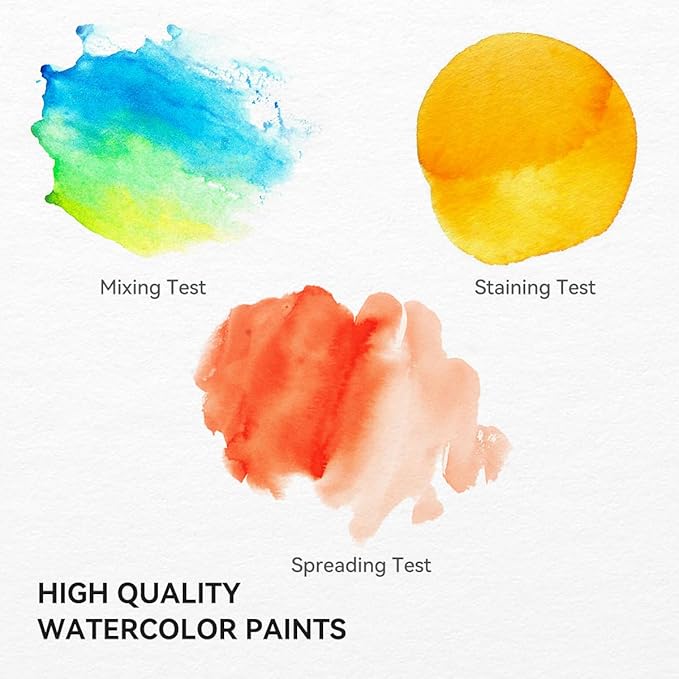 Watercolor Paint Set, 36 Colors Watercolor Set With Practical Plastic Storage Box And Watercolor Tool Kit, Excellent Pigment And Spread Watercolor Paint Tubes,36 x 5ml