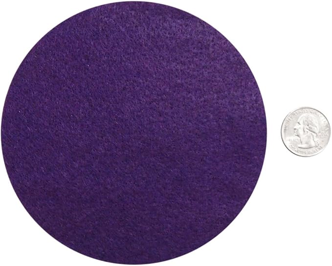 Playfully Ever After Mixed Color Assortment of Craft Felt Circles (5 Inch - 50pc)