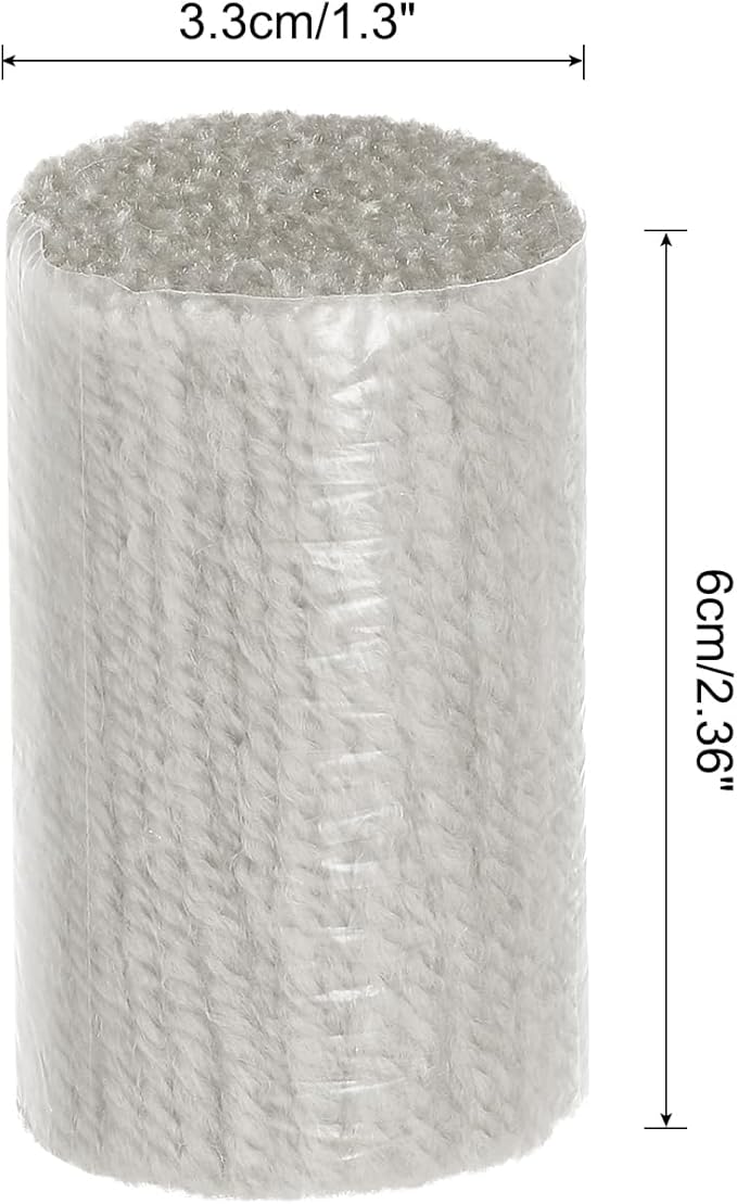 PATIKIL 10 Rolls Latch Hook Yarn, Latch Hook Kit Yarn Precut Hook Rugs Yarn Making Crochet Bundles for Latch Hook Rug Adults Beginners Tapestry DIY Craft, Light Grey