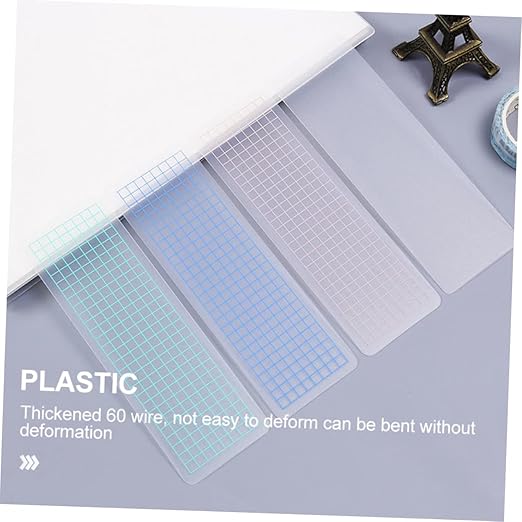 STOBOK 40pcs Washi Tape Storage Boards for Crafting Thick Rounded Corner Paper Tape Dispensers Organizer for Scrapbooking and Journals