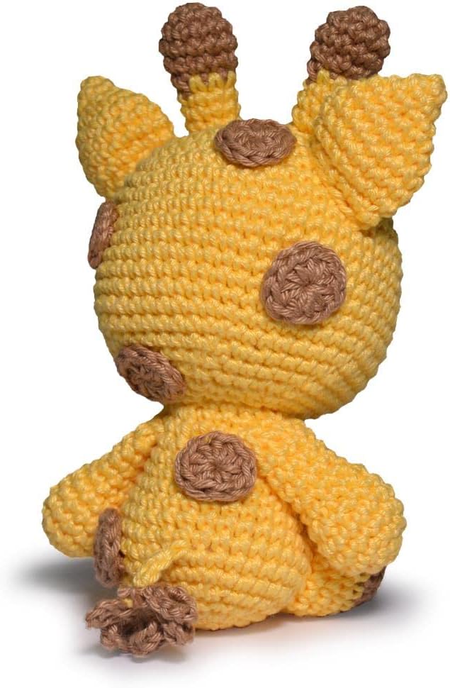 CIRCULO Amigurumi Kit - Safari Animal Crochet Kit for Beginners with Easy Instructions - All-Inclusive - Set with Premium Amigurumi Yarn - Giraffe