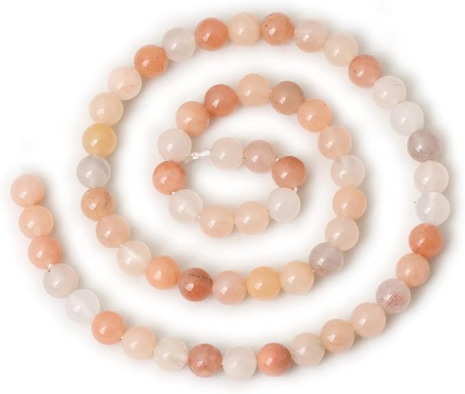 cheavian 60pcs 6mm natural pink aventurine round loose beads for jewelry making diy bracelet necklace materials 1 strand 15"