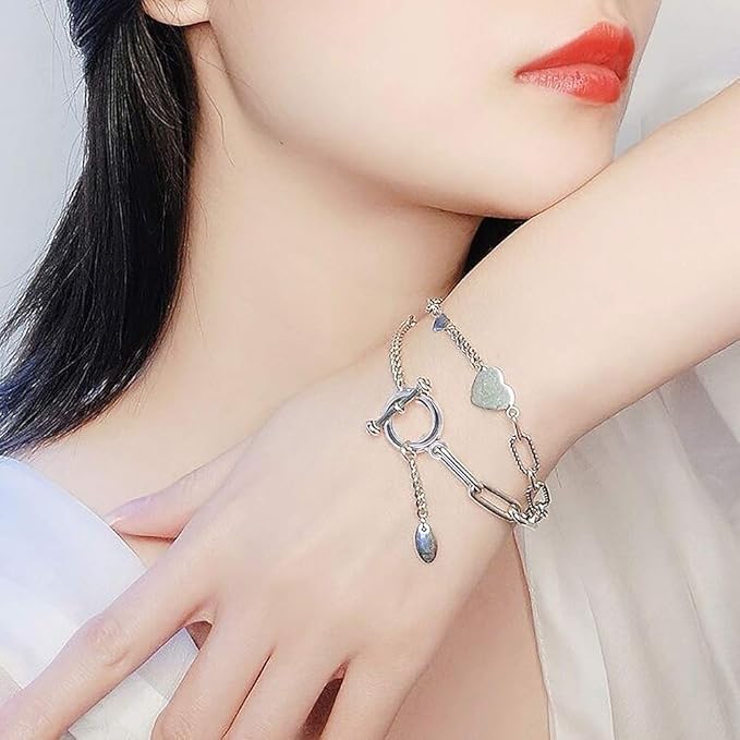 PH PandaHall 60 Sets Toggle Clasp, 15 Styles T-bar Closure Clasps IQ Toggle Clasps Flower Heart Clasps Fastener Hook Toggle Connectors TBar End Clasps for Necklace Bracelet Jewelry Making