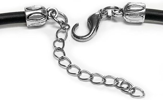 Barrel End Caps 110 pcs Antique Silver 3mm Leather Cord End Cap for Jewelry Making Small End Cap with Loop Finding Kit for Leather Tassels Bracelet DIY Craft Making Supplies