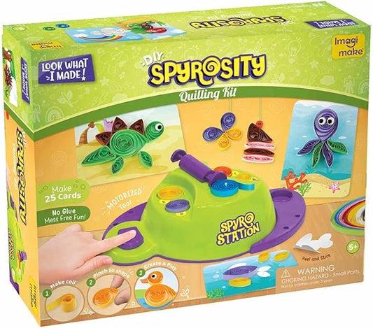 Quill On Spyrosity Explore Quilling Craft Kit | Arts and Crafts for Kids Ages 6-8 | Girls Toys Age 6-8 | Paper Crafts for Kids Ages 4-8 | Birthday Gifts for 5 Year Old Boys & Girls