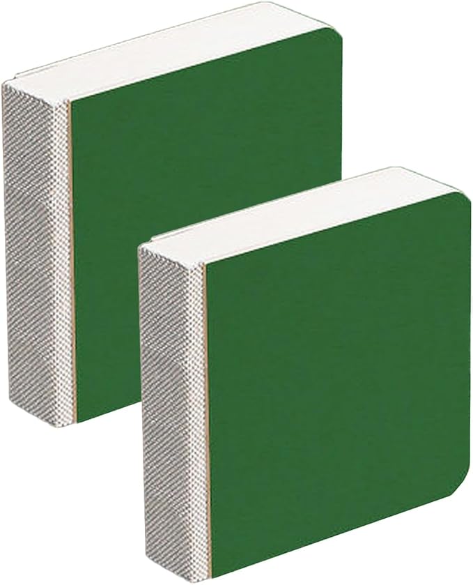 Hibmisy 2 Pack Sketchbook, 140LB/230GSM Drawing Paper, 58 Sheets Each, Sketch Book for Alcohol Markers, Watercolor, Acrylic Paint, Drawing & Quick Notes (Green, 3"x3")