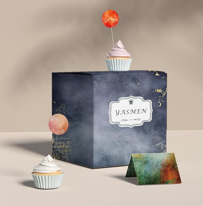 YASMEN Vintage Scrapbook Paper Pad, 12x12 Single-Sided Cardstock Paper Pads for Card Making, Journals, Planner, DIY Envelopes, Greeting Cards, Gift Card, Decorative Art Craft -24 Sheets
