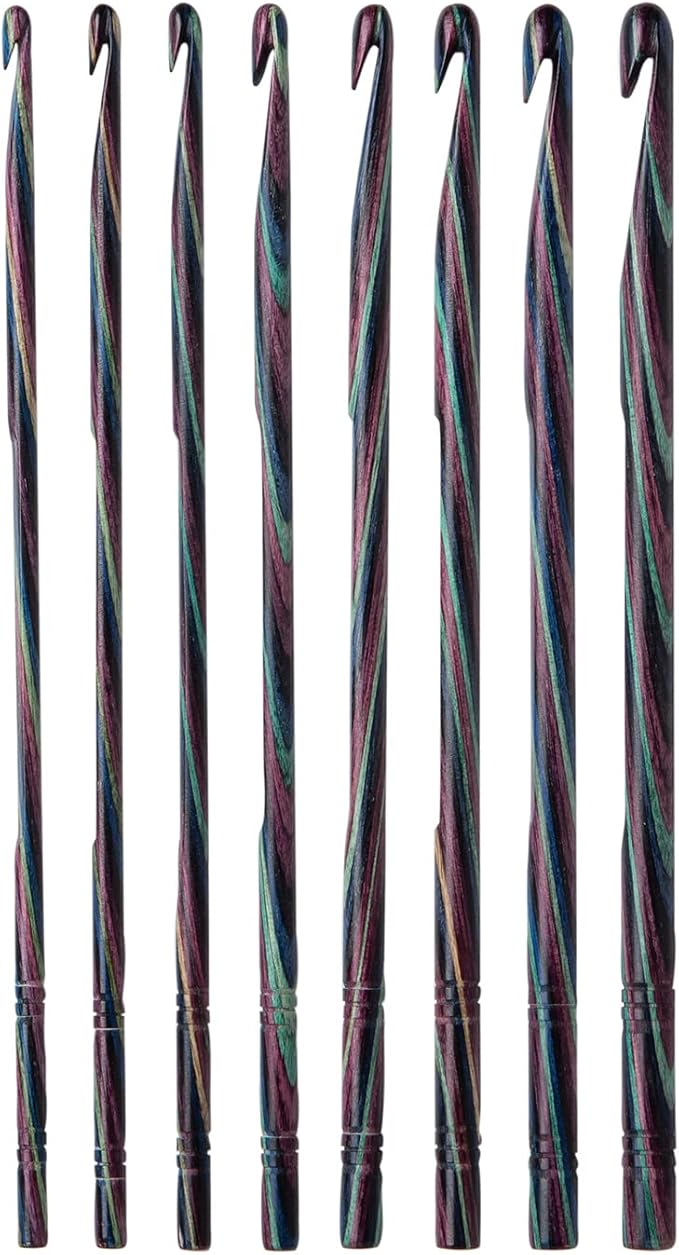 Knit Picks WeCrochet Majestic Regular Wood Crochet Hook Set - 8 Sizes US E-K