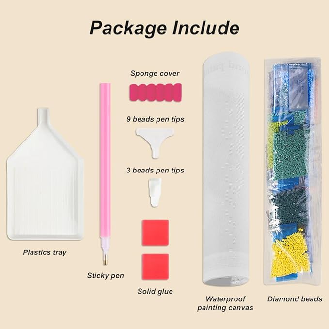 FHBUBPUP Horse Diamond Painting Kits for Adults, Diamond Art Kits for Beginners, 5D DIY Full Drill Round Gem Art, Paint with Diamond Beads Craft Home Wall Decor 12x12 inch