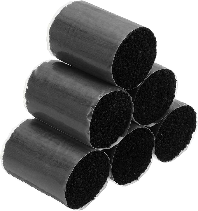 PATIKIL 12 Rolls Latch Hook Yarn, Latch Hook Kit Precut Rugs Yarn Making Crochet Bundles for Rug Adults Beginners Tapestry DIY Craft, Black