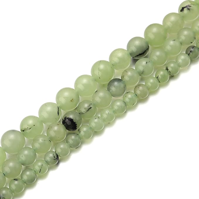 youngbling natural gemstone beads for jewelry making,6mm grape stone polished round smooth stone beads,genuine real stone for bracelet necklace 15 inch(grape stone,6mm)