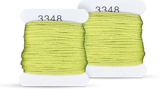 Embroidery Floss Kit and Refills - Cotton Threads - DMC Color Coding for Cross Stitch, String Crafts, Friendship Bracelets