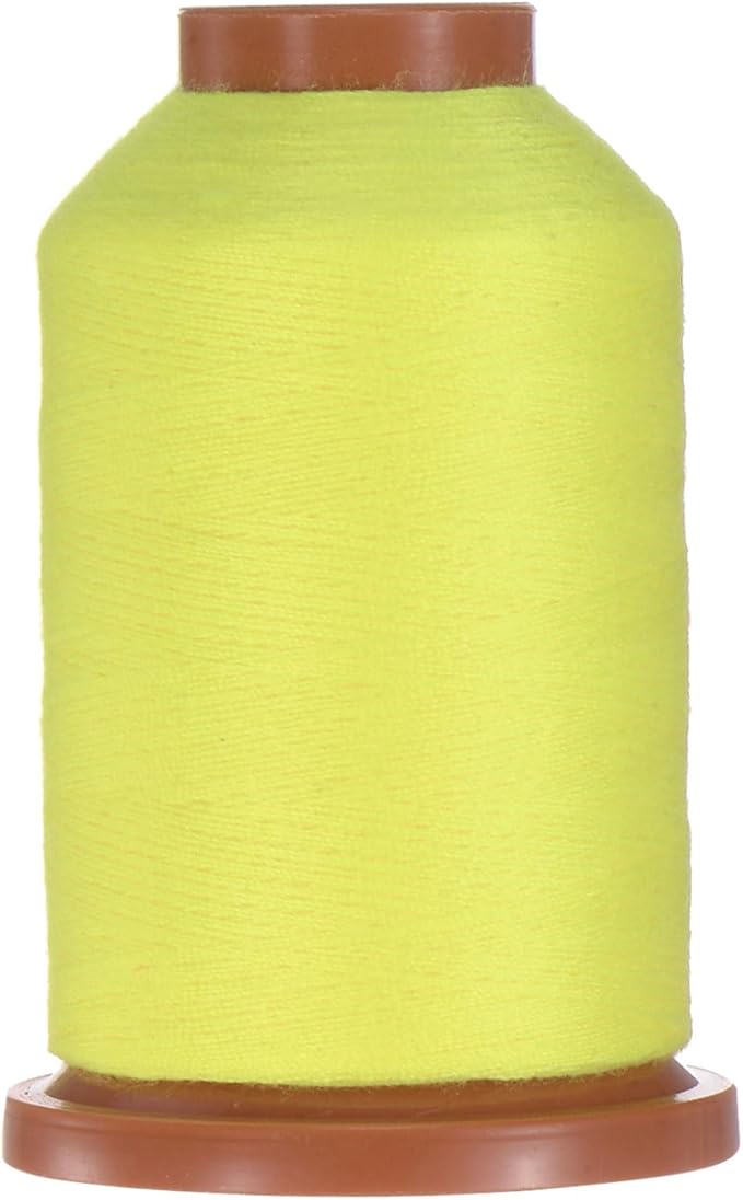 uxcell 40D/2 Sewing Thread 1100 Yards Polyester Household Sewing String Hand Stitching Polyester Cord for Clothing Stitching Shoe Bag Repairing DIY Craft Lemon Yellow