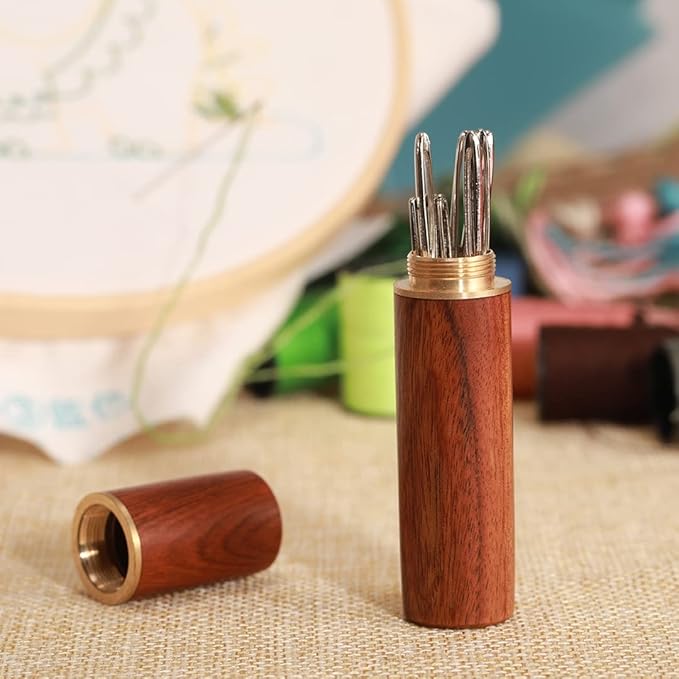 Yklbpd 18 Pieces Large Eye Sewing Needles, Handmade Yarn Knitting, Sharp Stainless Steel Embroidery Thread Needle for Leather and Tapestry