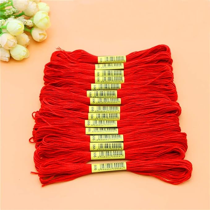 Embroidery Floss Kit-24 Skeins Premium Cross Stitch Thread for Knitting, Embroidery Stitching and Cross Stitch Project