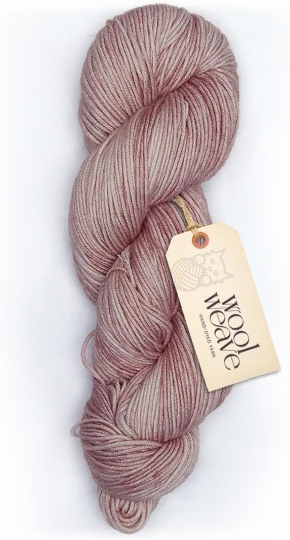 Superwash Merino Wool Yarn for Knitting & Crocheting - Premium Hand Dyed, 100gr, 240 Yards Dk Weight - Luxurious, Soft & Durable Light Brown Yarn