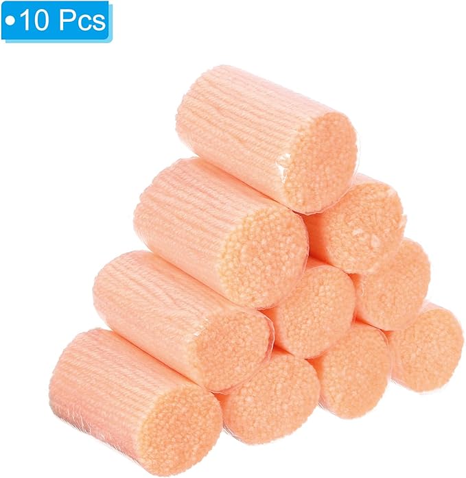 PATIKIL 10 Rolls Latch Hook Yarn, Latch Hook Kit Yarn Precut Hook Rugs Yarn Making Crochet Bundles for Latch Hook Rug Adults Beginners Tapestry DIY Craft, Light Pink