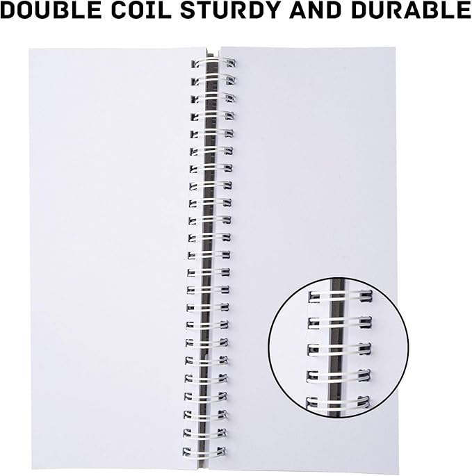 CONDA 9"x12" Sketch Book, 100 Sheets (68 lb/100gsm), Spiral Bound Artist Sketch Pad, Durable Acid Free Drawing Paper for Drawing Painting, Starry Sky