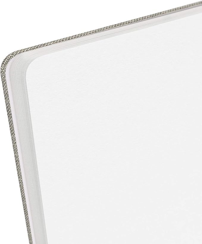 ARTEZA Watercolor Books, Pack of 2, 8.3 x 11.7 Inches, 64 Pages Each, 110 lb / 230 GSM, Cold Press, Dual-Sided, Acid-Free Linen-Bound Hardcover Books for Watercolor and Mixed Media