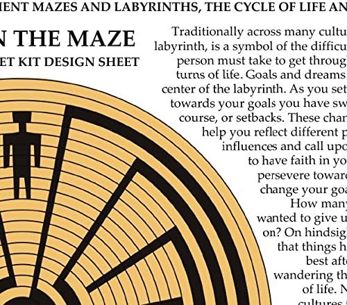 Coiled Basket Kit - Maze Design