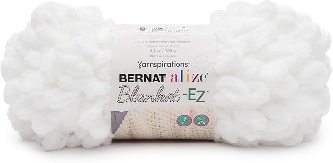 Bernat Alize Blanket-EZ Yarn, White