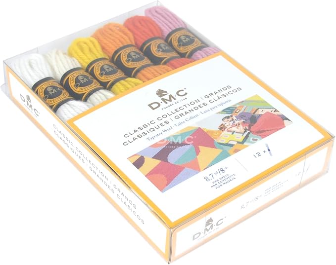 DMC Tapestry Wool - The Classic Collection - 12 Count - 8.7 Yards Skeins