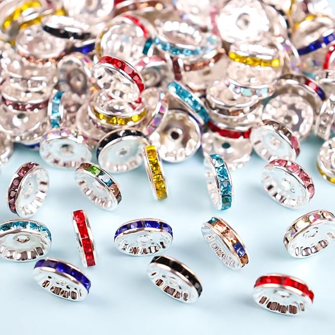190 Pcs Beads for Keychains Pens Making, Included 16/20mm Acrylic Bubblegum Rondelle Beads for Pen, Jewelry, Bracelets, Keychain DIY Beadable Pens Making Kit Supplies