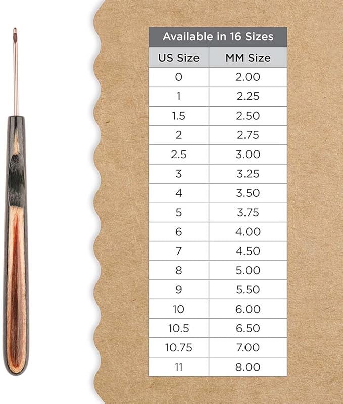 Knitter’s Pride Terra Single-Ended Crochet Hook – US Size G (4mm)