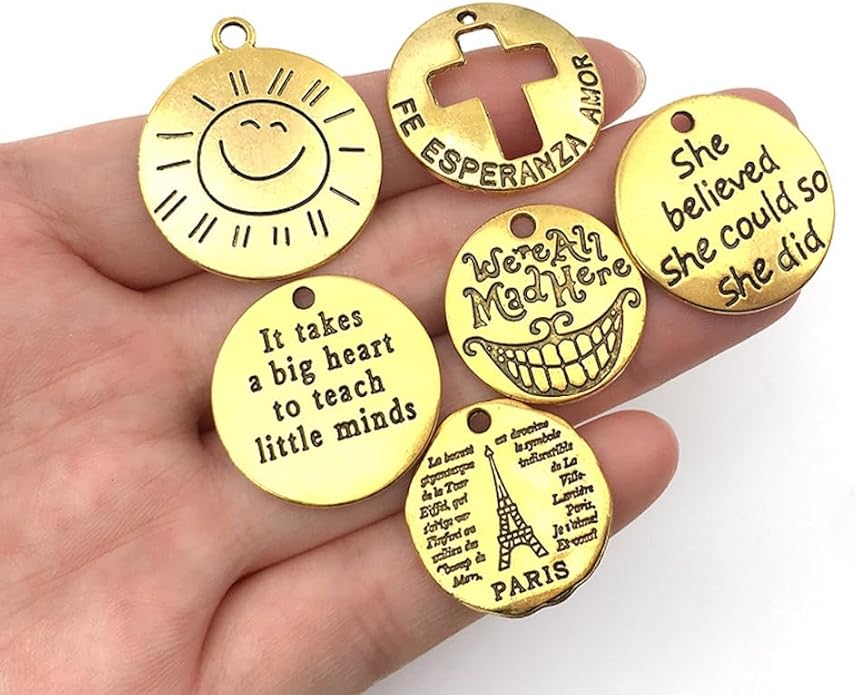 Jewelry Making Charms Pendants for Bracelet Bulk lot Necklace Earrings Keychain Charms Beads DIY Kit Trendy Craft