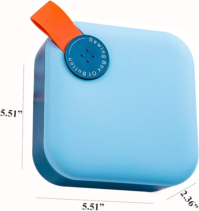 UNIKON Sewing Kit, Sewing Kits for Adult, Needle and Thread Kit, Hand Sew Box for Easy Carrying and Storage, Suitable for Student, Beginners, Blue