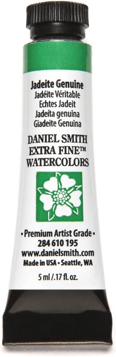 Daniel Smith Extra Fine Watercolor Paint, 5ml Tube, Jadeite Genuine, 284610195