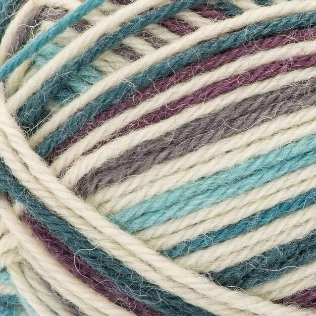 Patons Kroy Socks Yarn 2-Pack Bundle with Bella's Crafts Stitch Markers (Northern Lights)