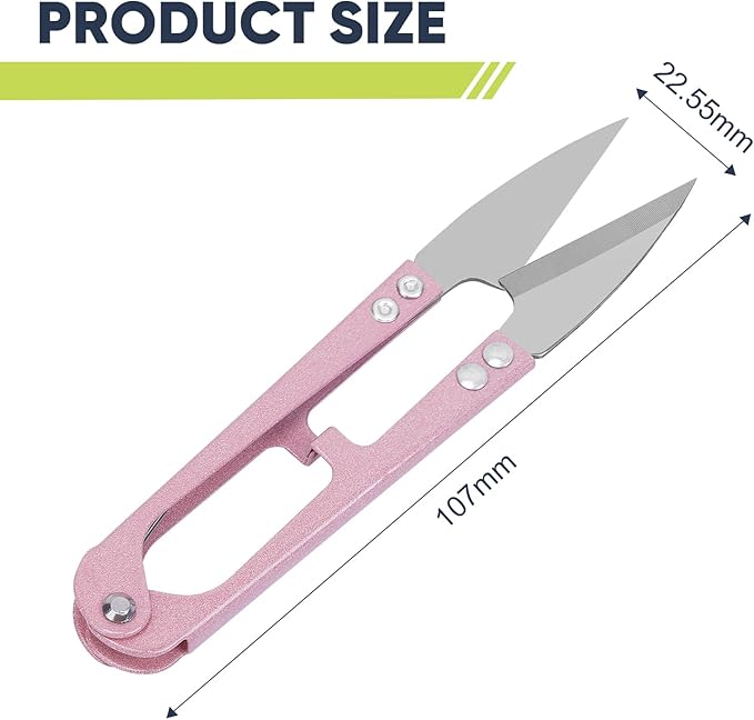 UCEC 9 Pack High-Carbon Steel Mini Thread Snips Sewing Scissors, 4.2 Inch Yarn Snips - Sewing Snips Thread Cutter Scissors for Stitch, Knitting, DIY Crafts