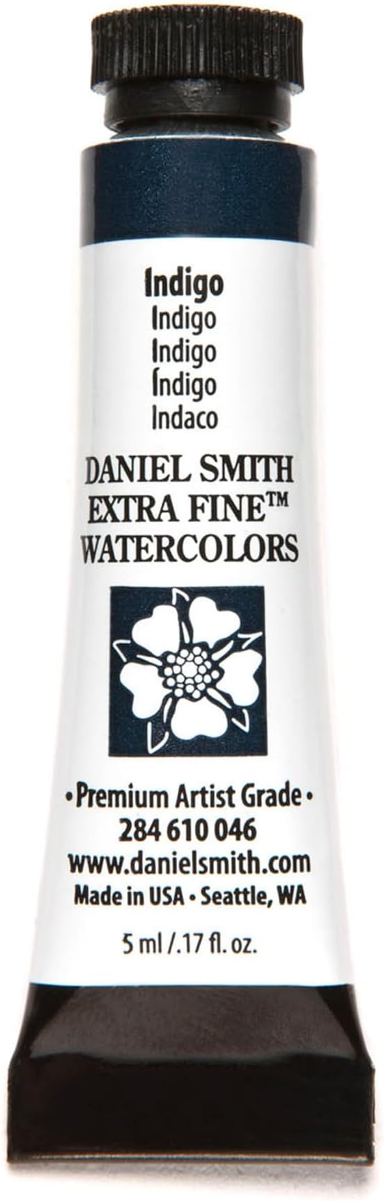 Daniel Smith Extra Fine Watercolor Paint, 5ml Tube, Indigo, 284610046, 0.17 Fl Oz (Pack of 1)