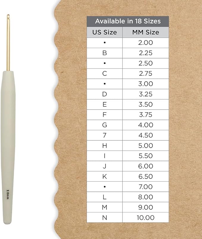Knitter’s Pride Pearl Aluminum Crochet Hook – US Size F (3.75mm)