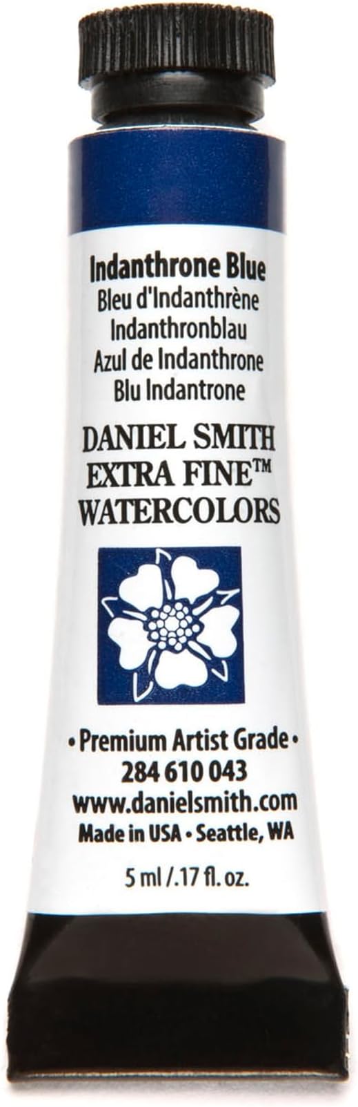 Daniel Smith Extra Fine Watercolor Paint, 5ml Tube, Indanthrone Blue, 284610043